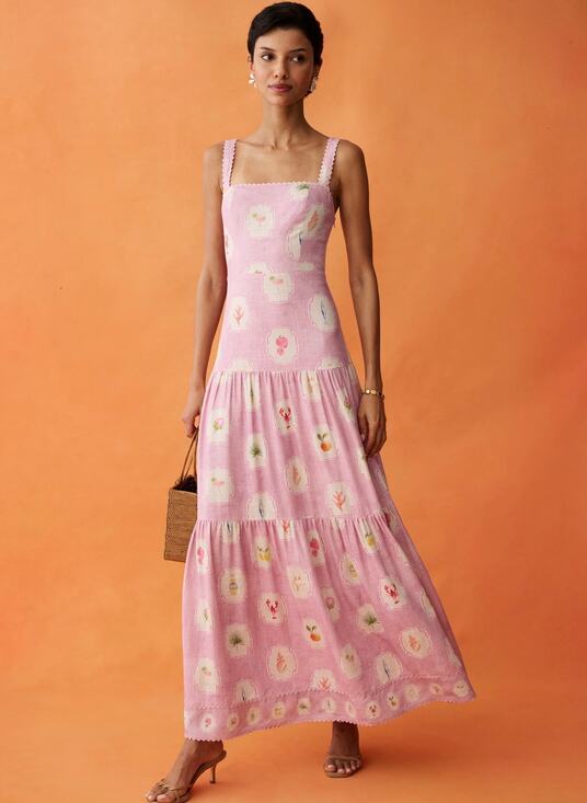 Anaya Dresses & Skirts - New few Moda ANAYA Ziggy Dress linen blend dress sz 10 $272
